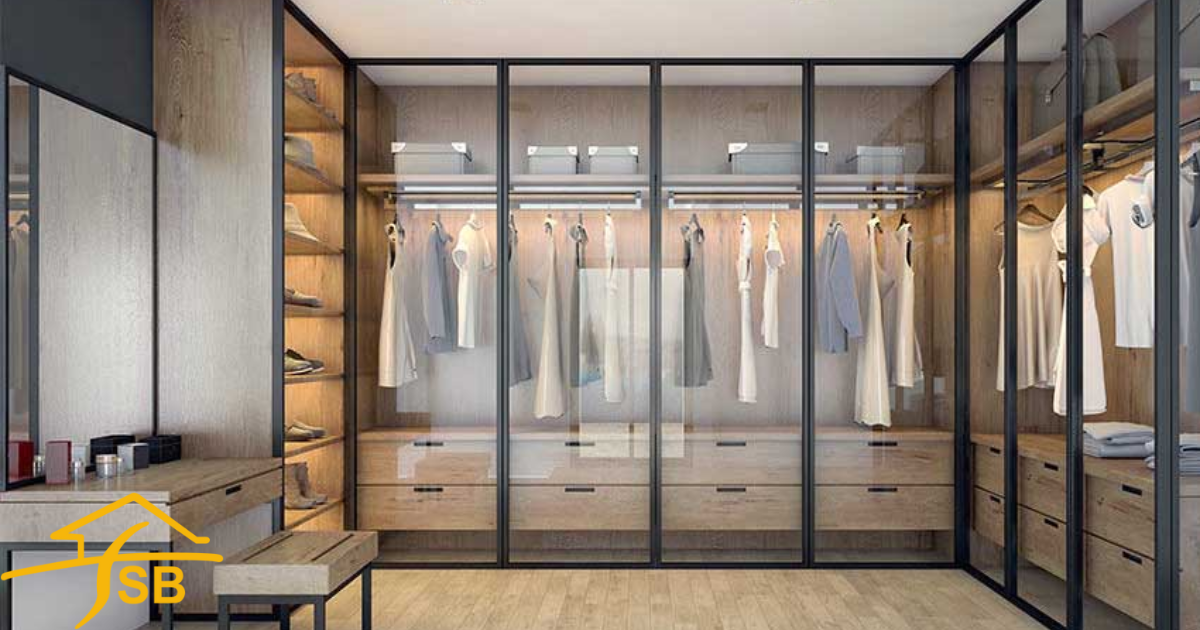 Glass & Mirrored Wardrobes Design for Modren Rooms